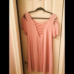 Forever 21 Plus Size Nude Pink Dress